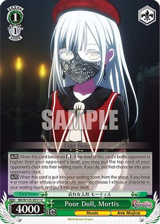 Image of Poor Doll, Mortis (BD/W125-E011 U) - MyGO!!!!! x Ave Mujica