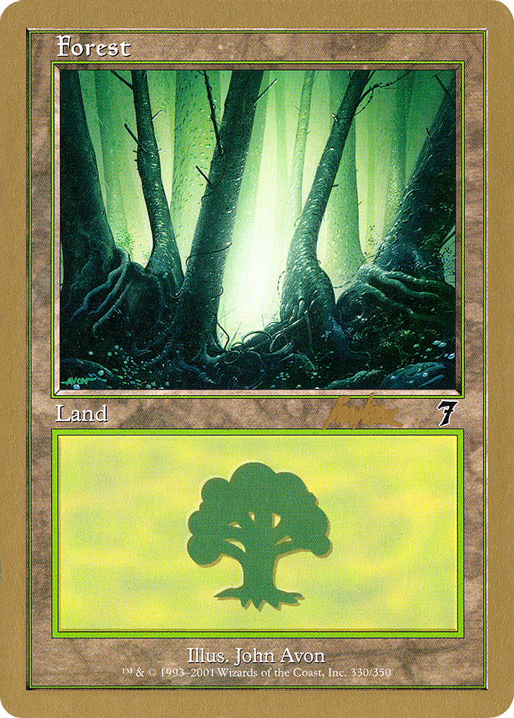 Image of Forest (330) - 2002 Brian Kibler (7ED) (WCD-) - World Championship Decks 2002
