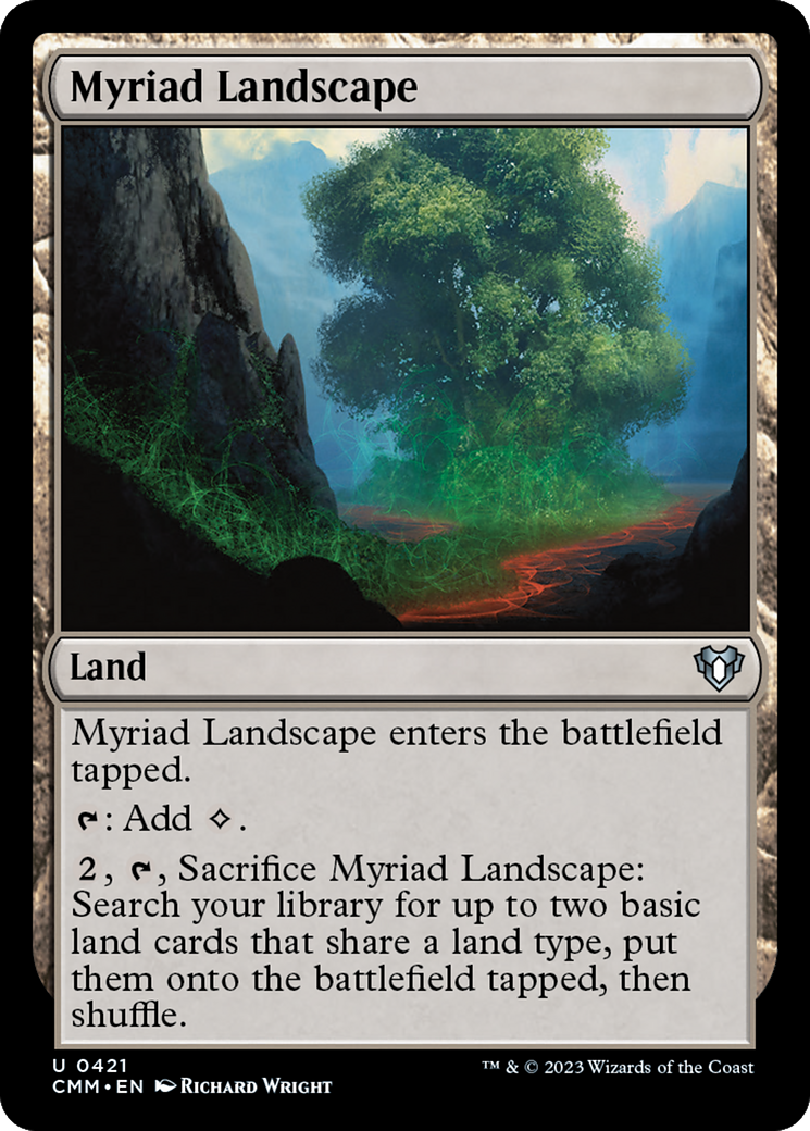 Image of Myriad Landscape (CMM-421) - Commander Masters Foil