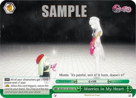 Image of Worries in My Heart (BD/W125-E025 CR) - MyGO!!!!! x Ave Mujica