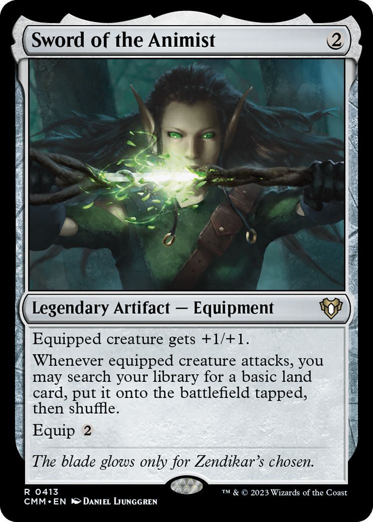 Image of Sword of the Animist (CMM-413) - Commander Masters