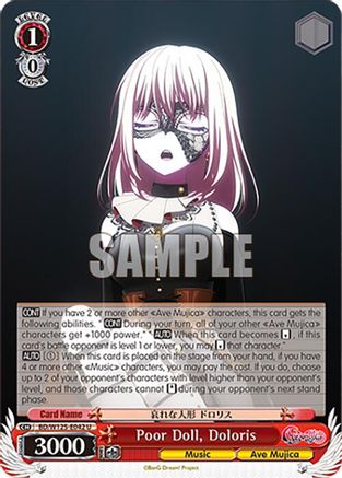 Image of Poor Doll, Doloris (BD/W125-E042 U) - MyGO!!!!! x Ave Mujica