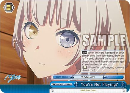 Image of You're Not Playing? (BD/W125-E099 CR) - MyGO!!!!! x Ave Mujica