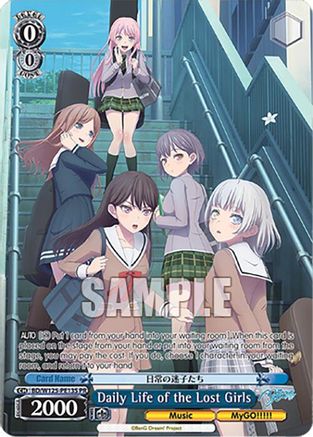 Image of Daily Life of the Lost Girls (PR) (Foil) (BD/W125-PE13S) - MyGO!!!!! x Ave Mujica