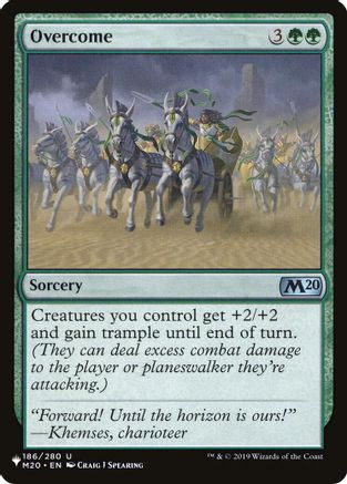 Image of Overcome (LIST-186) - The List Reprints
