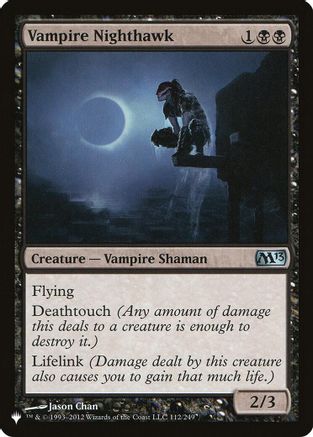 Image of Vampire Nighthawk (LIST-112) - The List Reprints