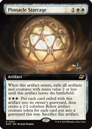 Image of Pinnacle Starcage (Extended Art) (EOE-322) - Edge of Eternities Foil