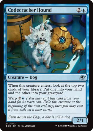 Image of Codecracker Hound (EOE-050) - Edge of Eternities