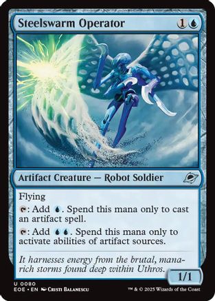 Image of Steelswarm Operator (EOE-080) - Edge of Eternities Foil