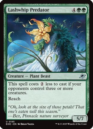 Image of Lashwhip Predator (EOE-195) - Edge of Eternities