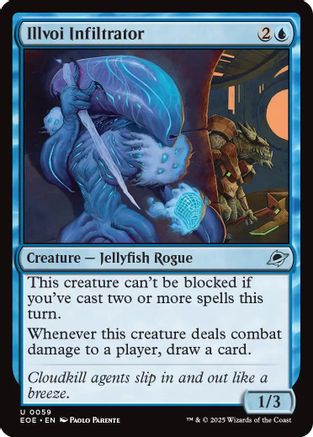 Image of Illvoi Infiltrator (EOE-059) - Edge of Eternities Foil