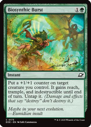 Image of Biosynthic Burst (EOE-173) - Edge of Eternities Foil