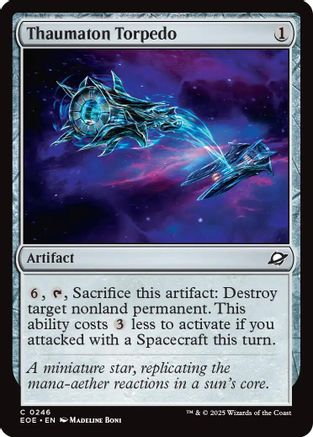 Image of Thaumaton Torpedo (EOE-246) - Edge of Eternities Foil