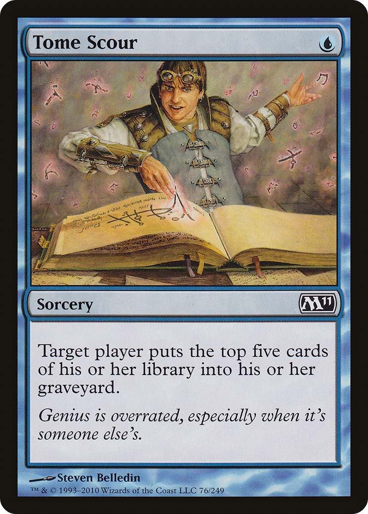Image of Tome Scour (M11-076) - Magic 2011 Foil