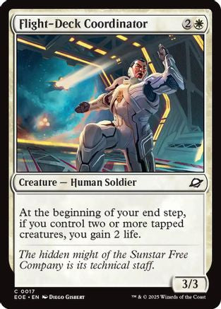 Image of Flight-Deck Coordinator (EOE-017) - Edge of Eternities Foil