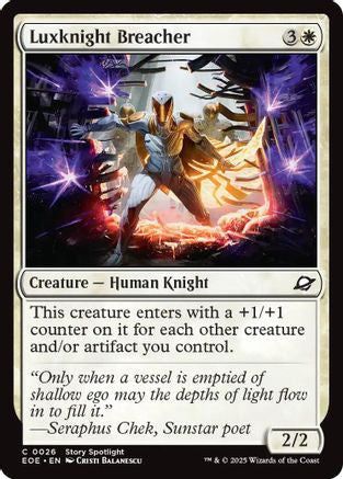 Image of Luxknight Breacher (EOE-026) - Edge of Eternities
