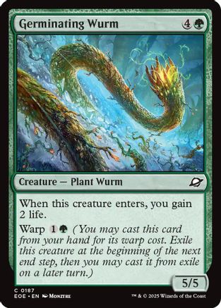 Image of Germinating Wurm (EOE-187) - Edge of Eternities
