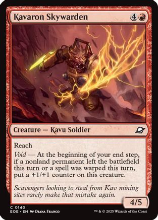 Image of Kavaron Skywarden (EOE-140) - Edge of Eternities