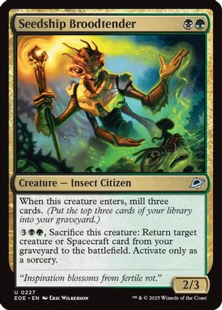 Image of Seedship Broodtender (EOE-227) - Edge of Eternities Foil