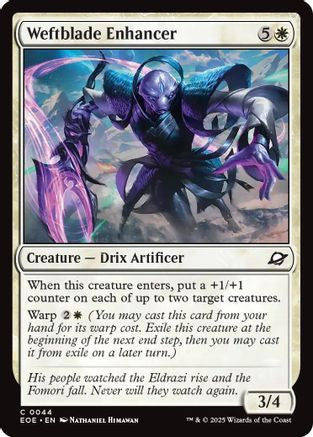 Image of Weftblade Enhancer (EOE-044) - Edge of Eternities Foil