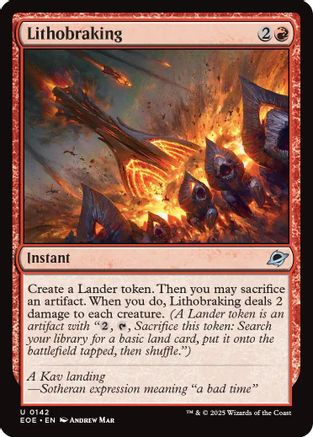 Image of Lithobraking (EOE-142) - Edge of Eternities Foil