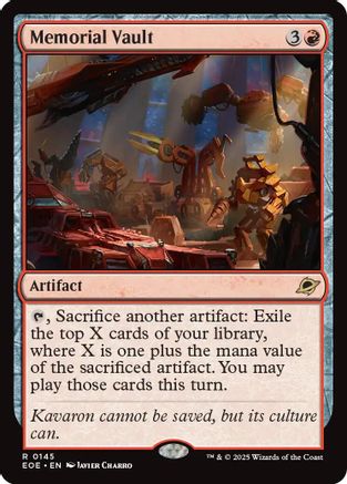 Image of Memorial Vault (EOE-145) - Edge of Eternities