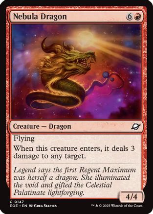 Image of Nebula Dragon (EOE-147) - Edge of Eternities