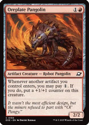 Image of Oreplate Pangolin (EOE-150) - Edge of Eternities