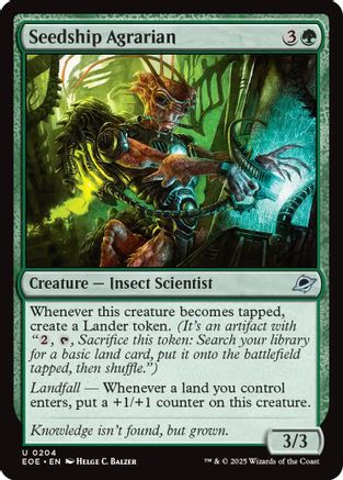 Image of Seedship Agrarian (EOE-204) - Edge of Eternities Foil