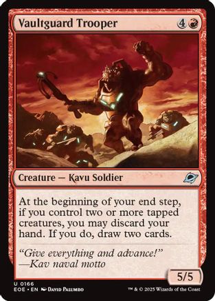 Image of Vaultguard Trooper (EOE-166) - Edge of Eternities Foil