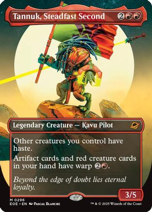 Image of Tannuk, Steadfast Second (Borderless) (EOE-296) - Edge of Eternities