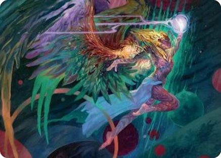 Image of Exalted Sunborn Art Card (AAEOE-003) - Art Series: Edge of Eternities