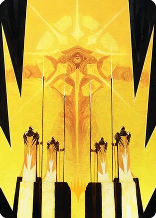 Image of Hardlight Containment Art Card (Gold-Stamped Planeswalker Symbol) (AAEOE-004) - Art Series: Edge of Eternities