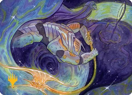 Image of Seam Rip Art Card (Gold-Stamped Planeswalker Symbol) (AAEOE-006) - Art Series: Edge of Eternities