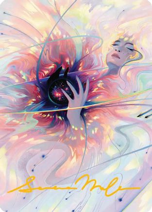 Image of Beyond the Quiet Art Card (Gold-Stamped Signature) (AAEOE-038) - Art Series: Edge of Eternities