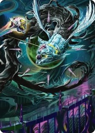 Image of Quantum Riddler Art Card (AAEOE-039) - Art Series: Edge of Eternities