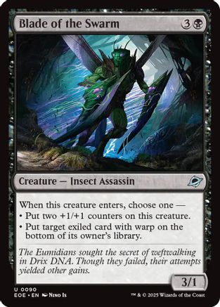Image of Blade of the Swarm (EOE-090) - Edge of Eternities Foil