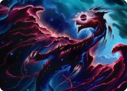 Image of Nova Hellkite Art Card (18/54) (AAEOE-018) - Art Series: Edge of Eternities