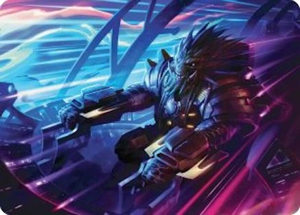 Image of Tannuk, Steadfast Second Art Card (AAEOE-019) - Art Series: Edge of Eternities