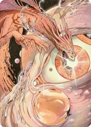 Image of Nova Hellkite Art Card (40/54) (AAEOE-040) - Art Series: Edge of Eternities