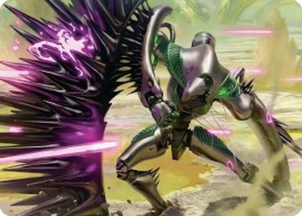 Image of Tapestry Warden Art Card (AAEOE-023) - Art Series: Edge of Eternities