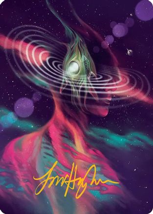 Image of Terrasymbiosis Art Card (Gold-Stamped Signature) (AAEOE-041) - Art Series: Edge of Eternities