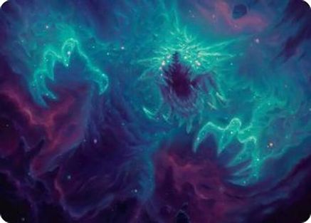 Image of Cosmogoyf Art Card (AAEOE-024) - Art Series: Edge of Eternities