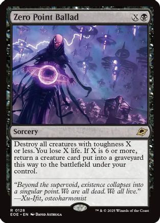 Image of Zero Point Ballad (EOE-128) - Edge of Eternities Foil