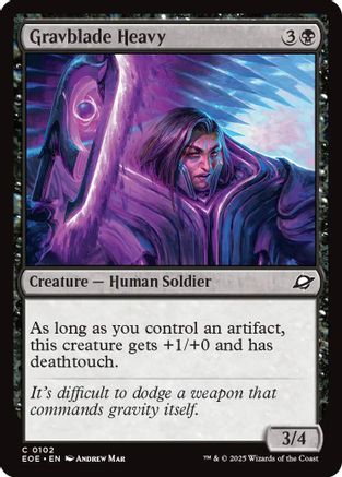 Image of Gravblade Heavy (EOE-102) - Edge of Eternities