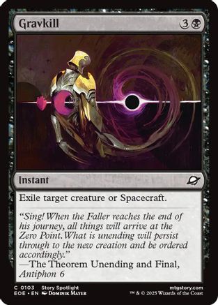 Image of Gravkill (EOE-103) - Edge of Eternities Foil