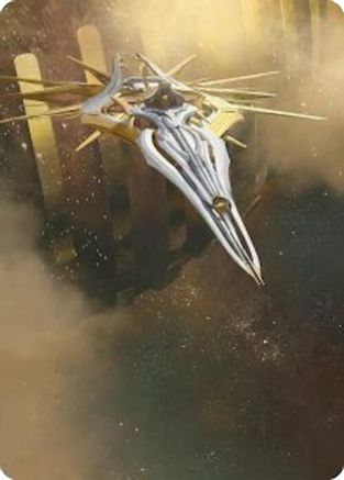 Image of Dawnsire, Sunstar Dreadnought Art Card (AAEOE-027) - Art Series: Edge of Eternities