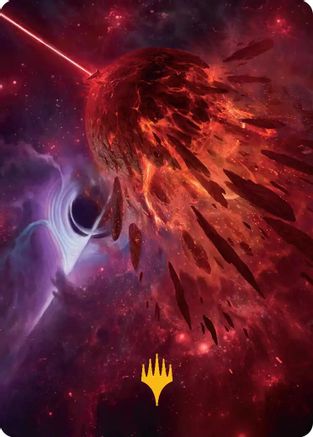 Image of Kavaron, Memorial World Art Card (Gold-Stamped Planeswalker Symbol) (AAEOE-031) - Art Series: Edge of Eternities