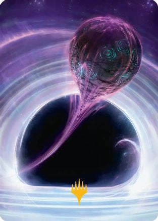 Image of Susur Secundi, Void Altar Art Card (Gold-Stamped Planeswalker Symbol) (AAEOE-033) - Art Series: Edge of Eternities