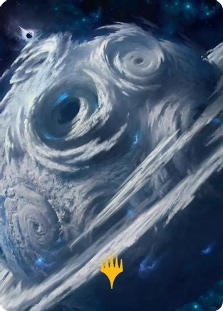 Image of Uthros, Titanic Godcore Art Card (Gold-Stamped Planeswalker Symbol) (AAEOE-034) - Art Series: Edge of Eternities